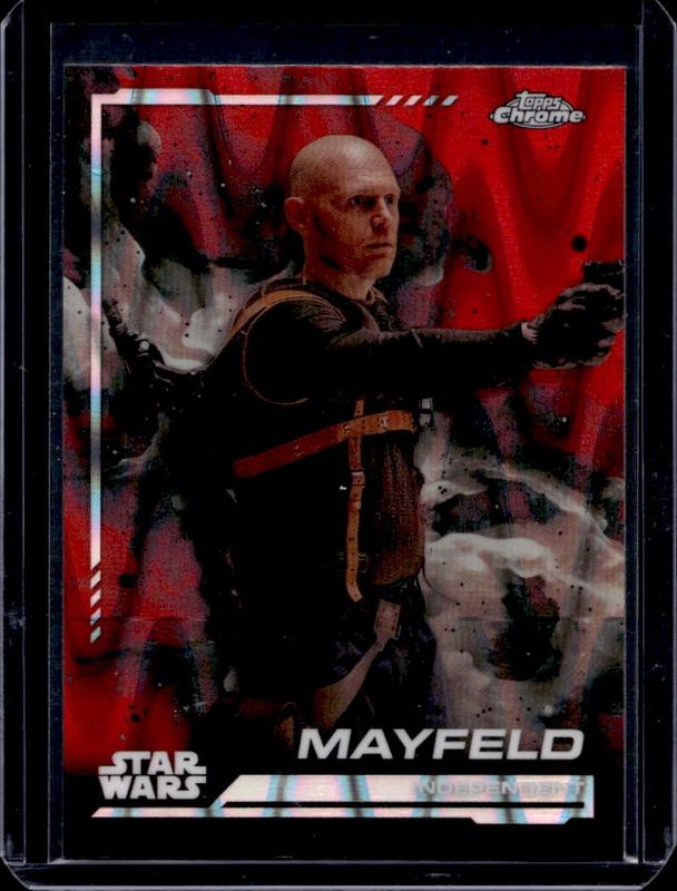 2024 Topps Chrome Star Wars #42 Red Blaster RayWave Refractor