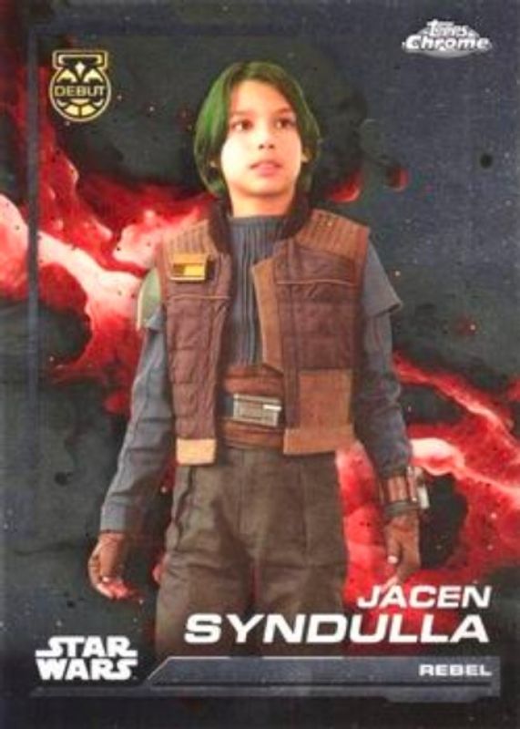 Jacen Syndulla 2024 Topps Chrome Star Wars #100 Base Rookie RAW