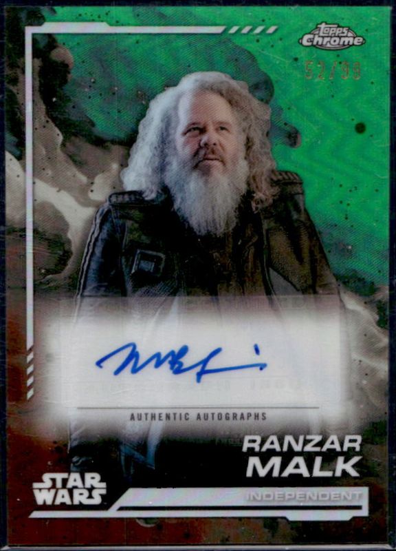 2024 Topps Chrome Star Wars #AU-MBO Autographs - Kashyyk Green Refractor /99