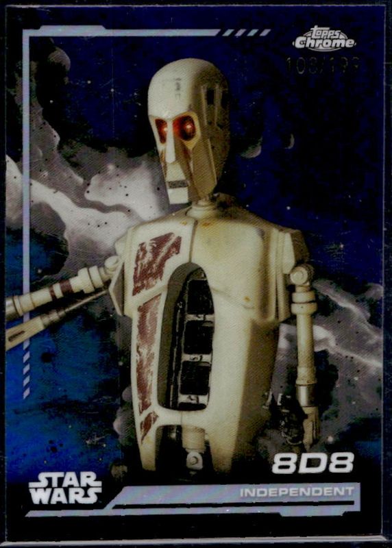 2024 Topps Chrome Star Wars #23 Kamino Aqua Refractor /199