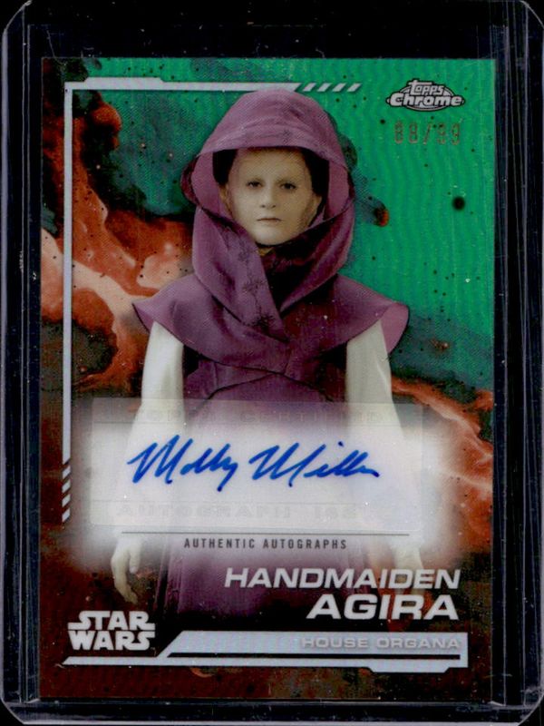 2024 Topps Chrome Star Wars #AU-MM Autographs - Kashyyk Green Refractor /99
