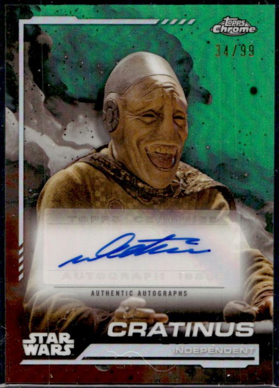 2024 Topps Chrome Star Wars #AU-CI Autographs - Kashyyk Green Refractor /99