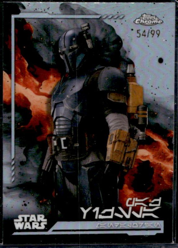 2024 Topps Chrome Star Wars #AV-49 Aurebesh Variation /99