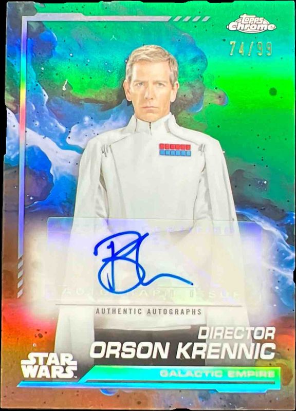 2024 Topps Chrome Star Wars #AU-BM Autographs - Kashyyk Green Refractor /99