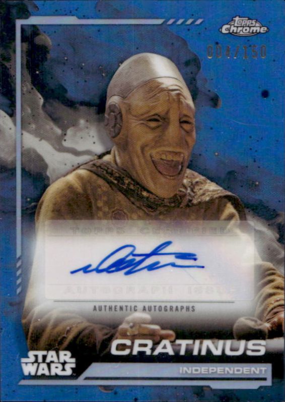 2024 Topps Chrome Star Wars #AU-CI Autographs - Skywalker Blue Refractor /150