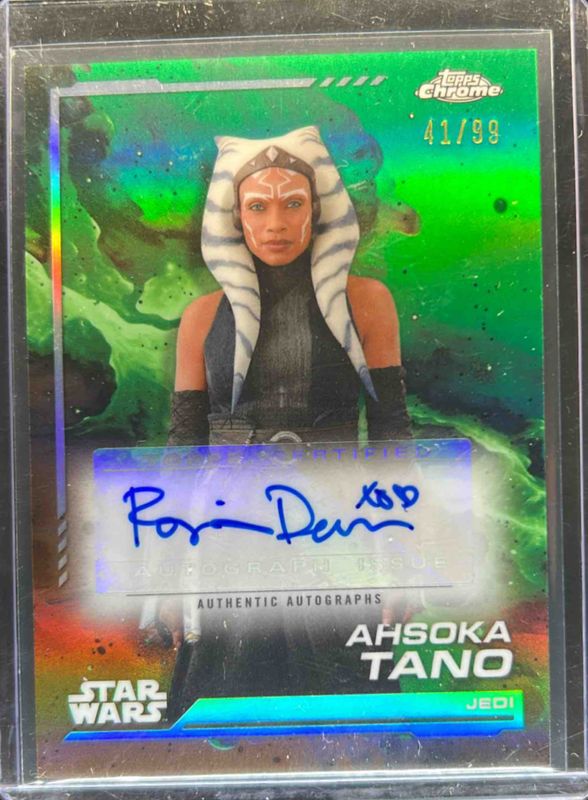 2024 Topps Chrome Star Wars #AU-RD Autographs - Kashyyk Green Refractor /99