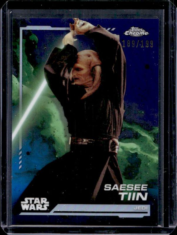 2024 Topps Chrome Star Wars #146 Kamino Aqua Refractor /199