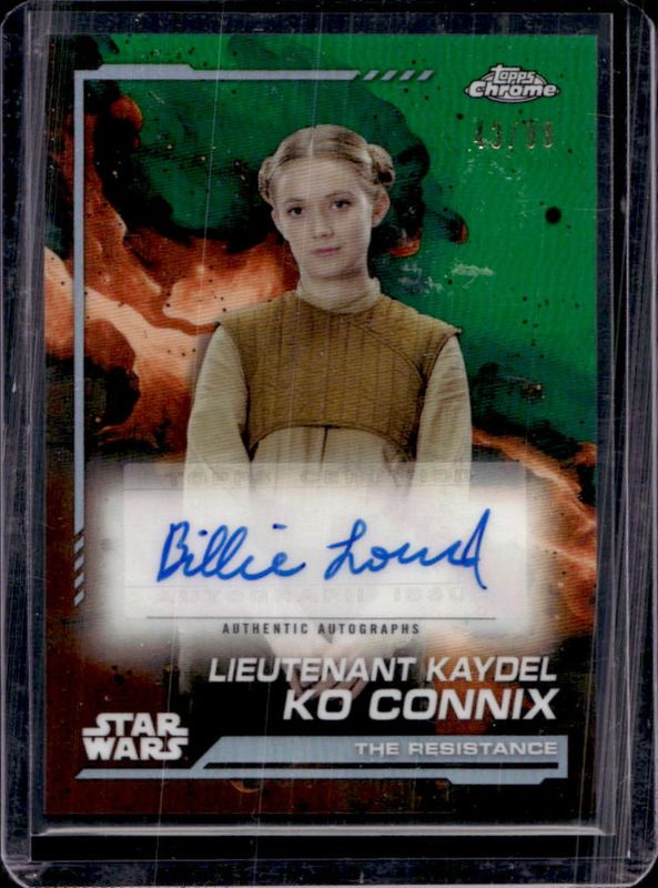 2024 Topps Chrome Star Wars #AU-BL Autographs - Kashyyk Green Refractor /99