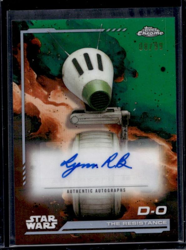 2024 Topps Chrome Star Wars #AU-LRB Autographs - Kashyyk Green Refractor /99
