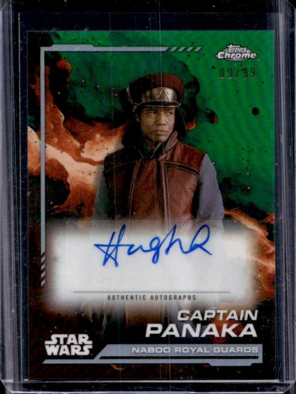 2024 Topps Chrome Star Wars #AU-HQ Autographs - Kashyyk Green Refractor /99