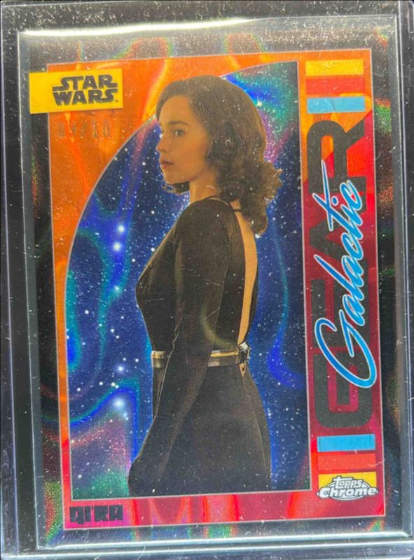 2024 Topps Chrome Star Wars #GG-13 Galactic Gear - Mustafar Lava Refractor /10