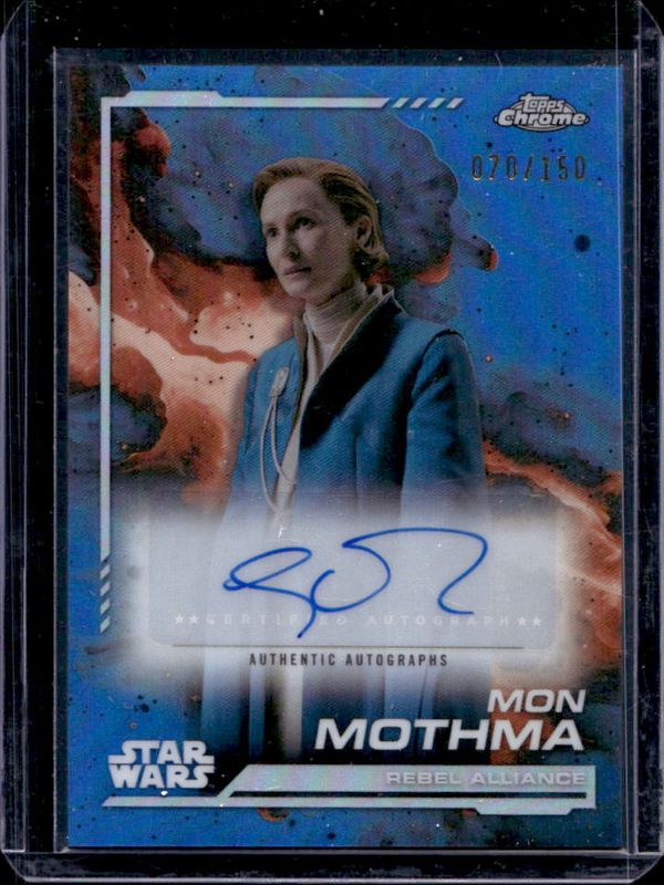 2024 Topps Chrome Star Wars #AU-GO Autographs - Skywalker Blue Refractor /150