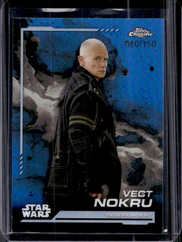 2024 Topps Chrome Star Wars #75 Skywalker Blue Refractor /150