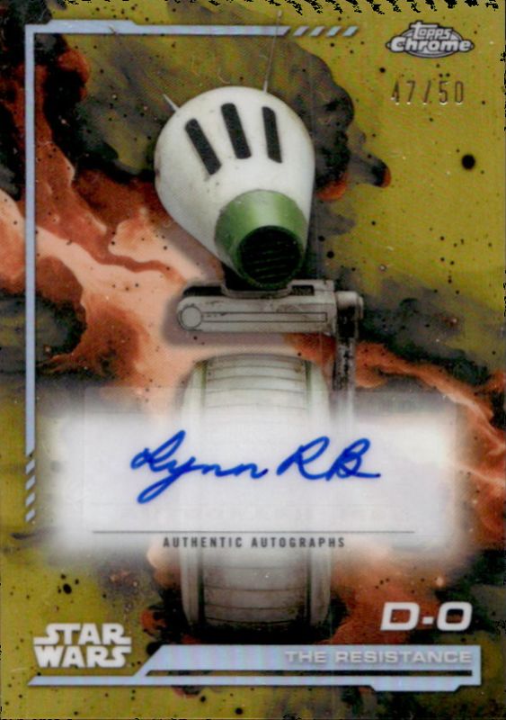 2024 Topps Chrome Star Wars #AU-LRB Autographs - Gold Refractor /50