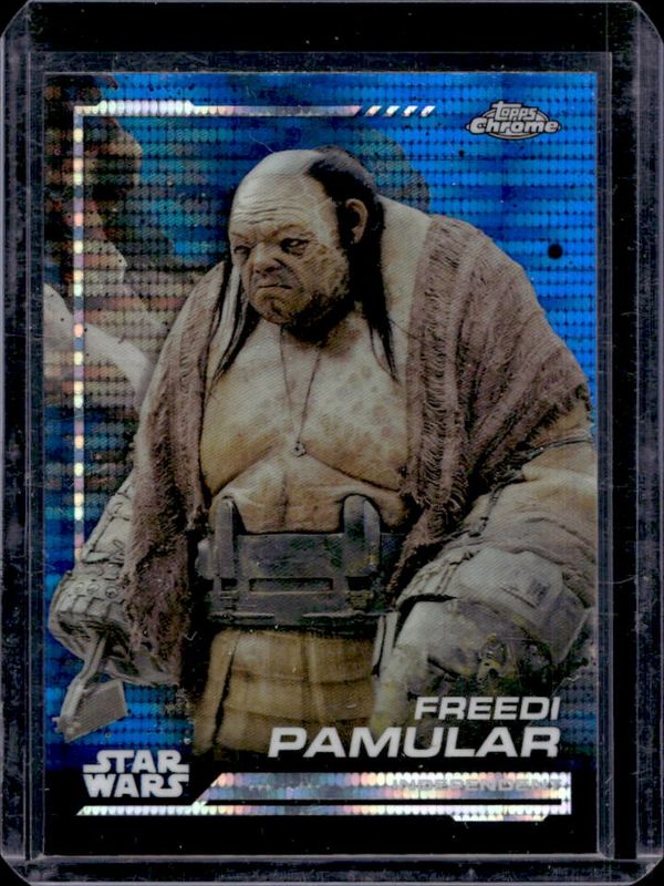 2024 Topps Chrome Star Wars #90 Blue Blaster Pulsar Refractor