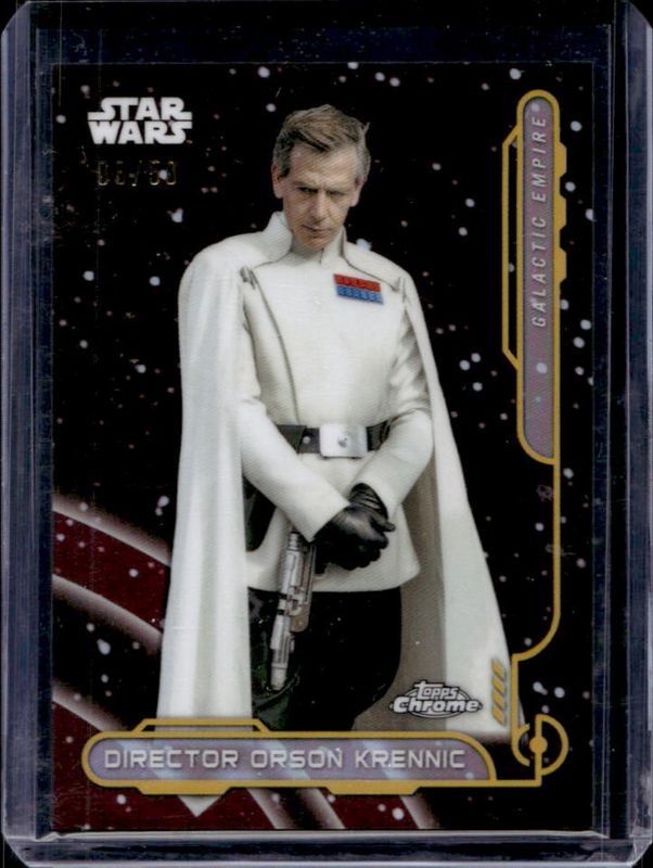 2024 Topps Chrome Star Wars #GE-3 The Galactic Civil War - Gold Refractor /50