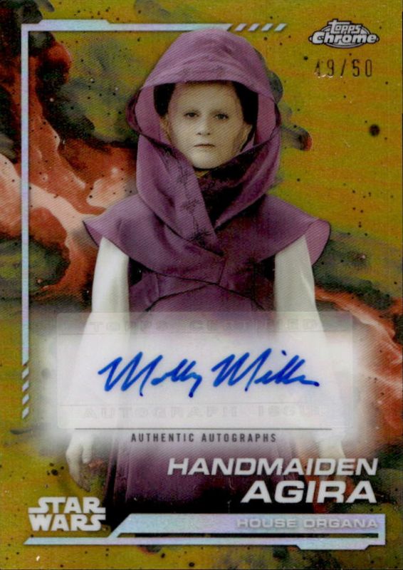 2024 Topps Chrome Star Wars #AU-MM Autographs - Gold Refractor /50