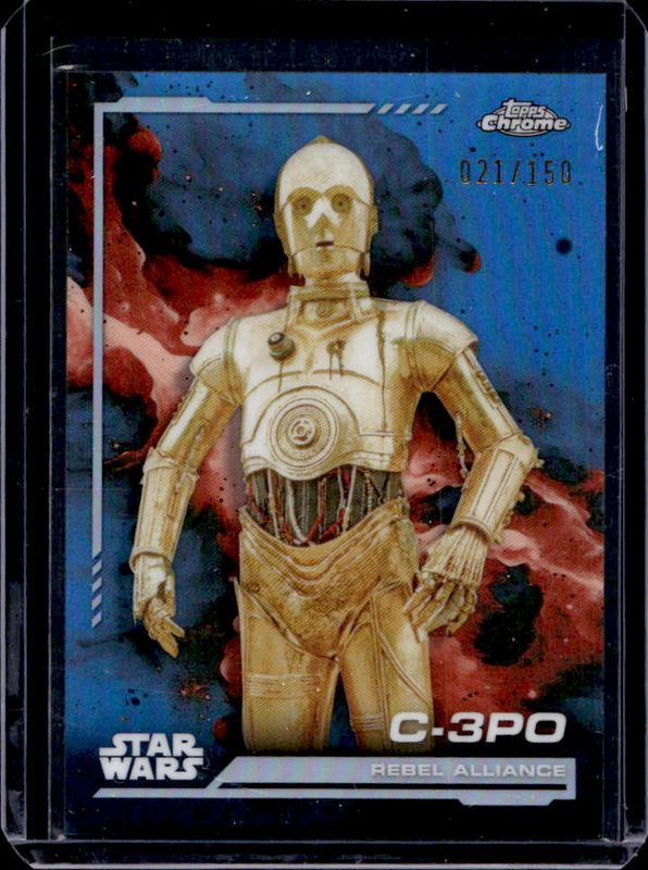 2024 Topps Chrome Star Wars #109 Skywalker Blue Refractor /150