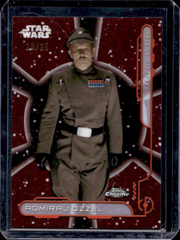 2024 Topps Chrome Star Wars #GE-5 The Galactic Civil War - Rebel Orange Refractor /25