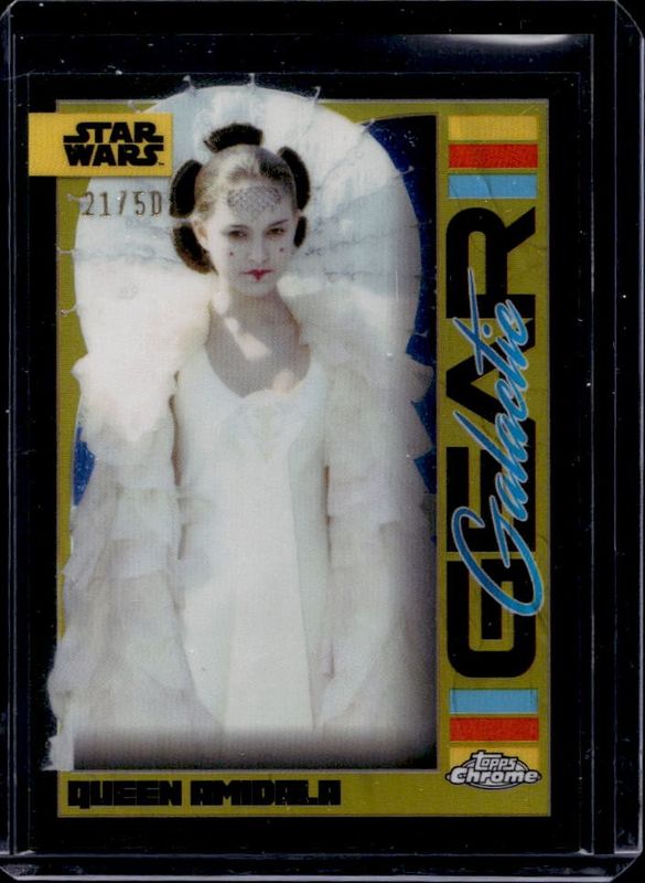 2024 Topps Chrome Star Wars #GG-11 Galactic Gear - Gold Refractor /50