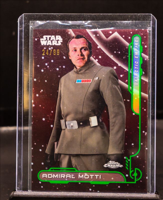 2024 Topps Chrome Star Wars #GE-7 The Galactic Civil War - Kashyyk Green Refractor /99