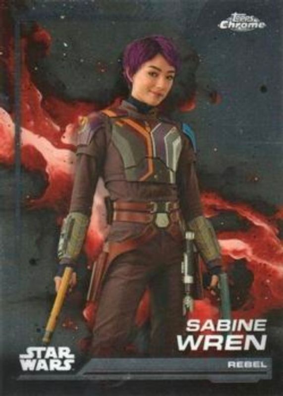 Sabine Wren 2024 Topps Chrome Star Wars #3 Base RAW