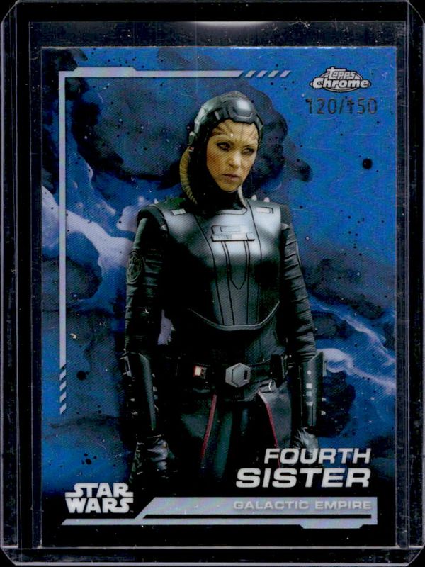 2024 Topps Chrome Star Wars #80 Skywalker Blue Refractor /150