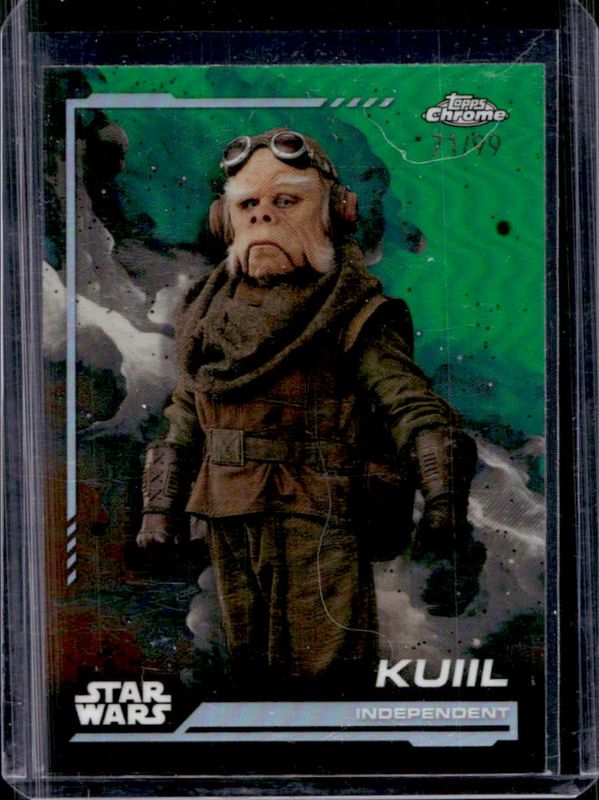 2024 Topps Chrome Star Wars #45 Kashyyyk Green Refractor /99