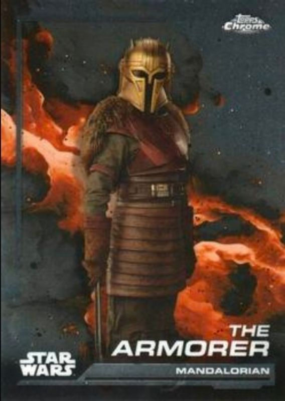 The Armorer 2024 Topps Chrome Star Wars #39 Base RAW