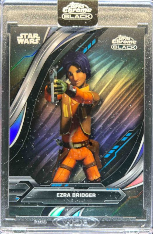 Ezra Bridger 2024 Topps Chrome Black Star Wars #SP-15 Anime Short Prints RAW
