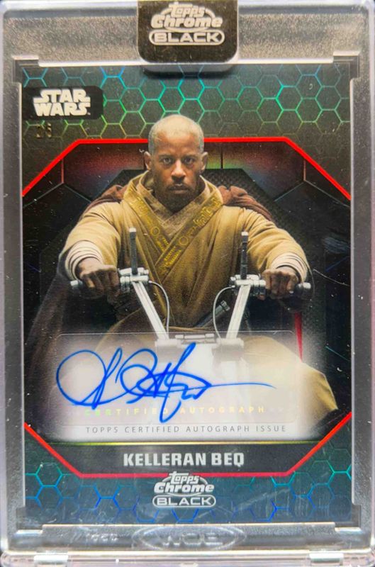 2024 Topps Chrome Black Star Wars #ALS-AB Light Side Autographs - Red Refractor /5