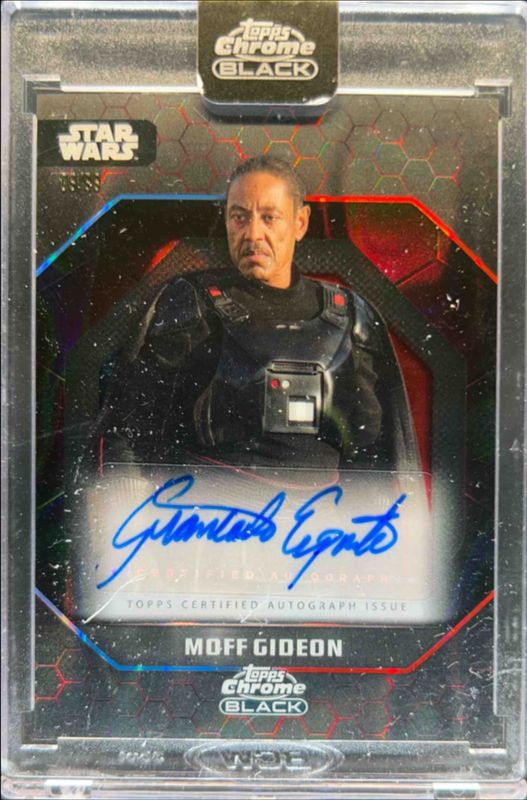 2024 Topps Chrome Black Star Wars #ADS-GE Dark Side Autographs