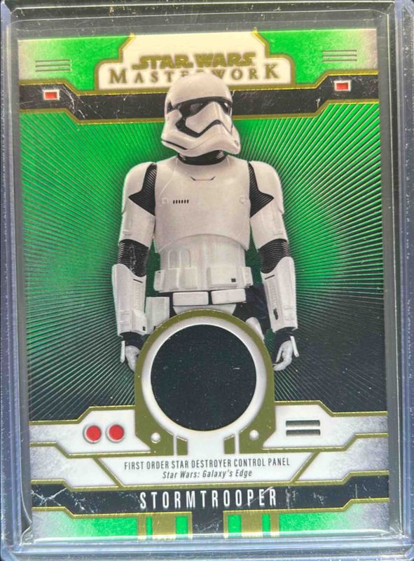 Stormtrooper 2024 Topps Star Wars Masterwork #RR-S Rise of the Resistance Relics - Green /99 RAW