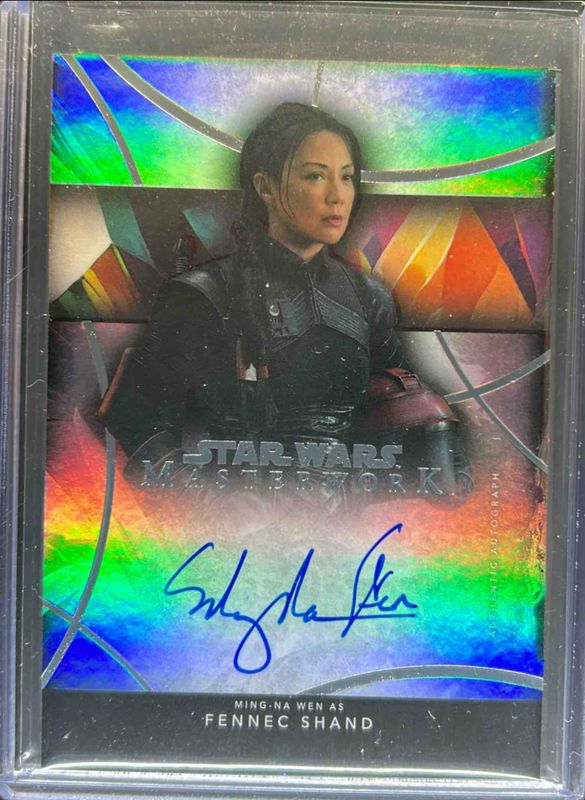 2024 Topps Star Wars Masterwork #A-MNW Autographs - Rainbow Foil /50