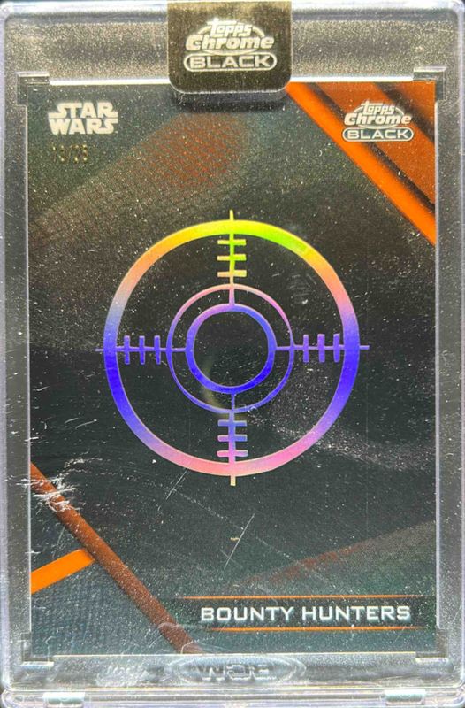 2024 Topps Chrome Black Star Wars #GL-2 Galactic Factions - Orange Refractor /25