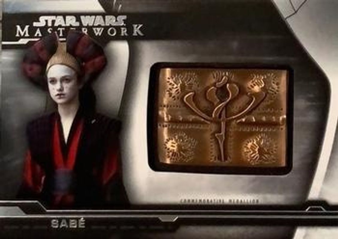 2019 Topps Star Wars Masterwork #MC-SSB Commemorative Artifact Medallion