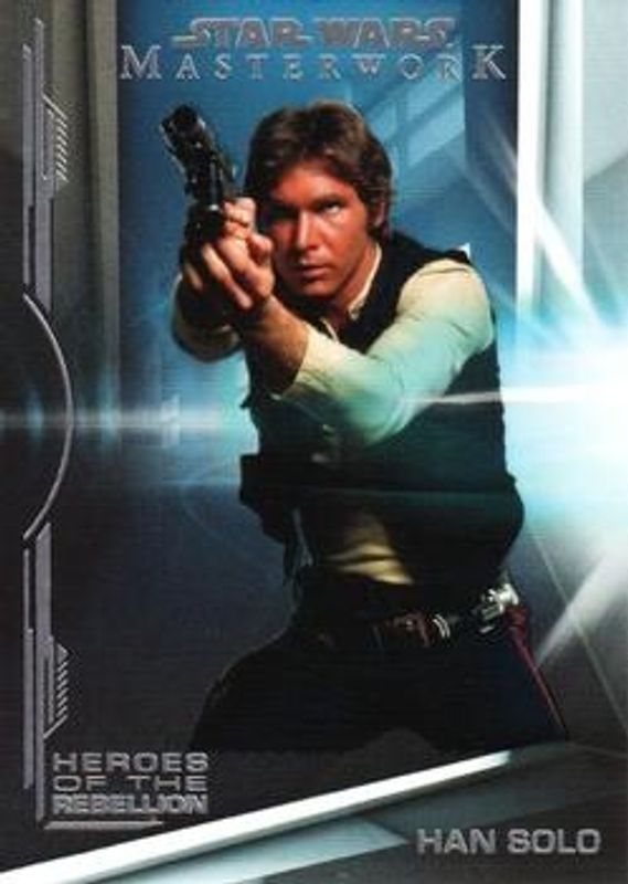Han Solo 2019 Topps Star Wars Masterwork #HR-2 Heroes of the Rebellion RAW