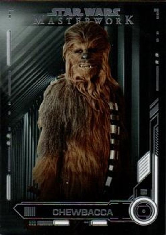 Chewbacca 2019 Topps Star Wars Masterwork #4 Base RAW