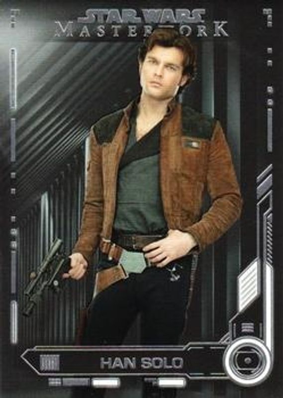 Han Solo 2019 Topps Star Wars Masterwork #91 Base RAW