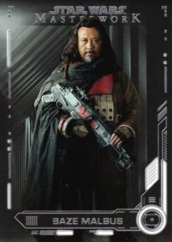 Baze Malbus 2019 Topps Star Wars Masterwork #85 Base RAW