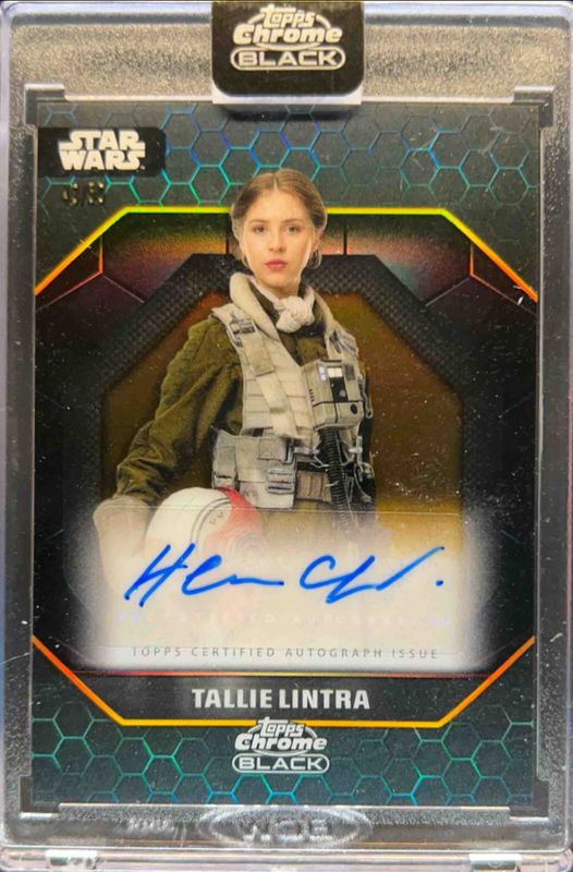 2024 Topps Chrome Black Star Wars #ALS-HC Light Side Autographs - Gold Refractor /50