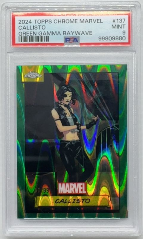 2024 Topps Chrome #137 Green Gamma Ray Wave Refractor /99