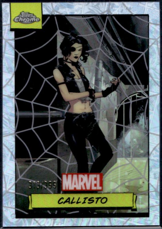 Callisto 2024 Topps Chrome #137 Spiderweb Refractor /399 RAW
