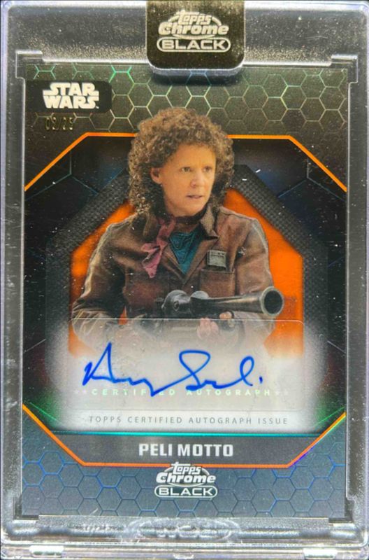 2024 Topps Chrome Black Star Wars #ALS-SE Light Side Autographs - Orange Refractor /25