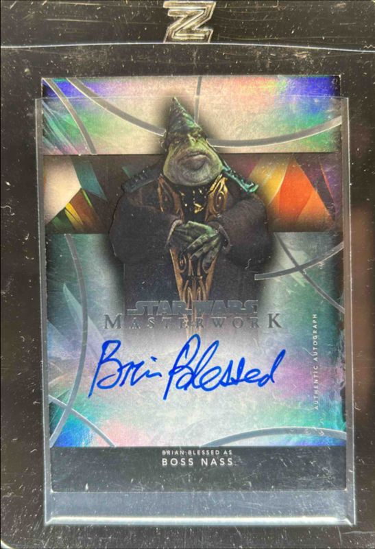 2024 Topps Star Wars Masterwork #A-B Autographs - Rainbow Foil /50