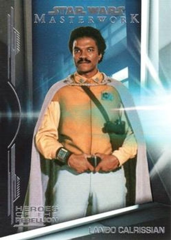 Lando Calrissian 2019 Topps Star Wars Masterwork #HR-7 Heroes of the Rebellion RAW