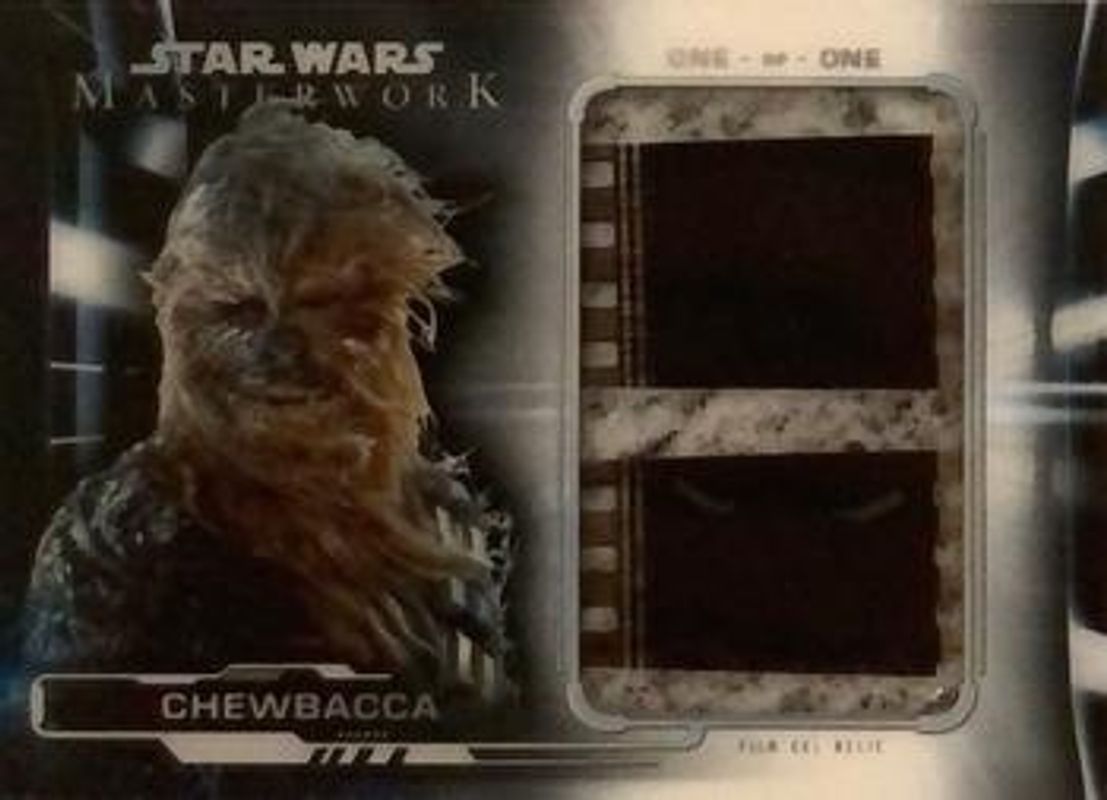 Chewbacca 2019 Topps Star Wars Masterwork #FC-C5 Film Cel Relic /1 RAW