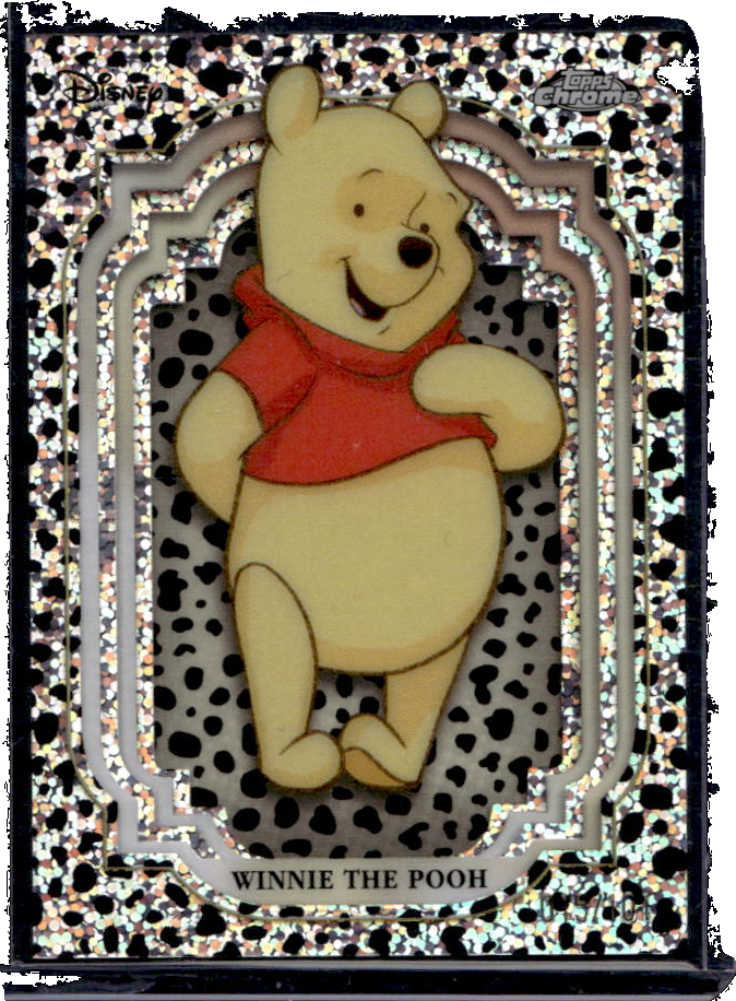 Winnie The Pooh 2024 Topps Chrome Disney #124 Black & White