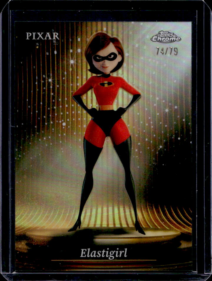 Elastigirl 2024 Topps Chrome Disney #PG-5 Pixar Gold /79 Price