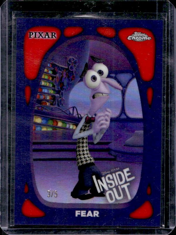 2024 Topps Chrome Disney #HQ-3 Headquarters - Red Refractor /5